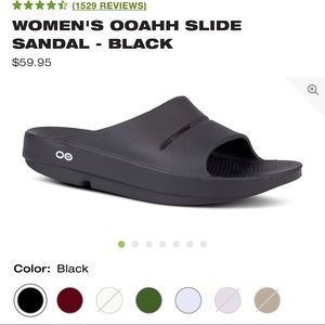 Oofos Ooaah slide sandal